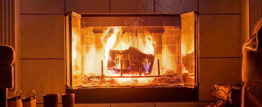 Mendota Hearth Landscape Fireplace Installation in Bryan, Texas