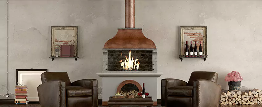 Thelin Hearth Products Providence Pellet Insert Fireplace Installation in Bryan, TX
