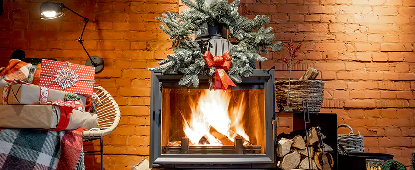Travis Industries Linear Gas Fireplace Installation in Bryan, Texas