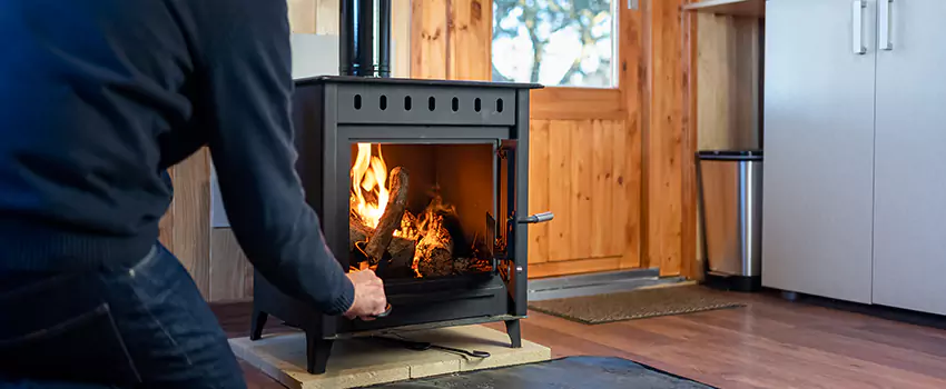 Open Hearth Wood Fireplace Installation in Bryan, TX