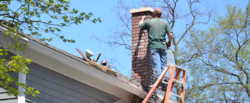 Vinyl and PVC Chimney Flashing Installation in Bryan, TX
