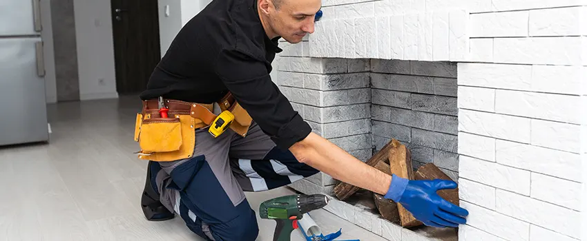 Fireplace Damaged Damper Frame Repair Services in Bryan, Texas